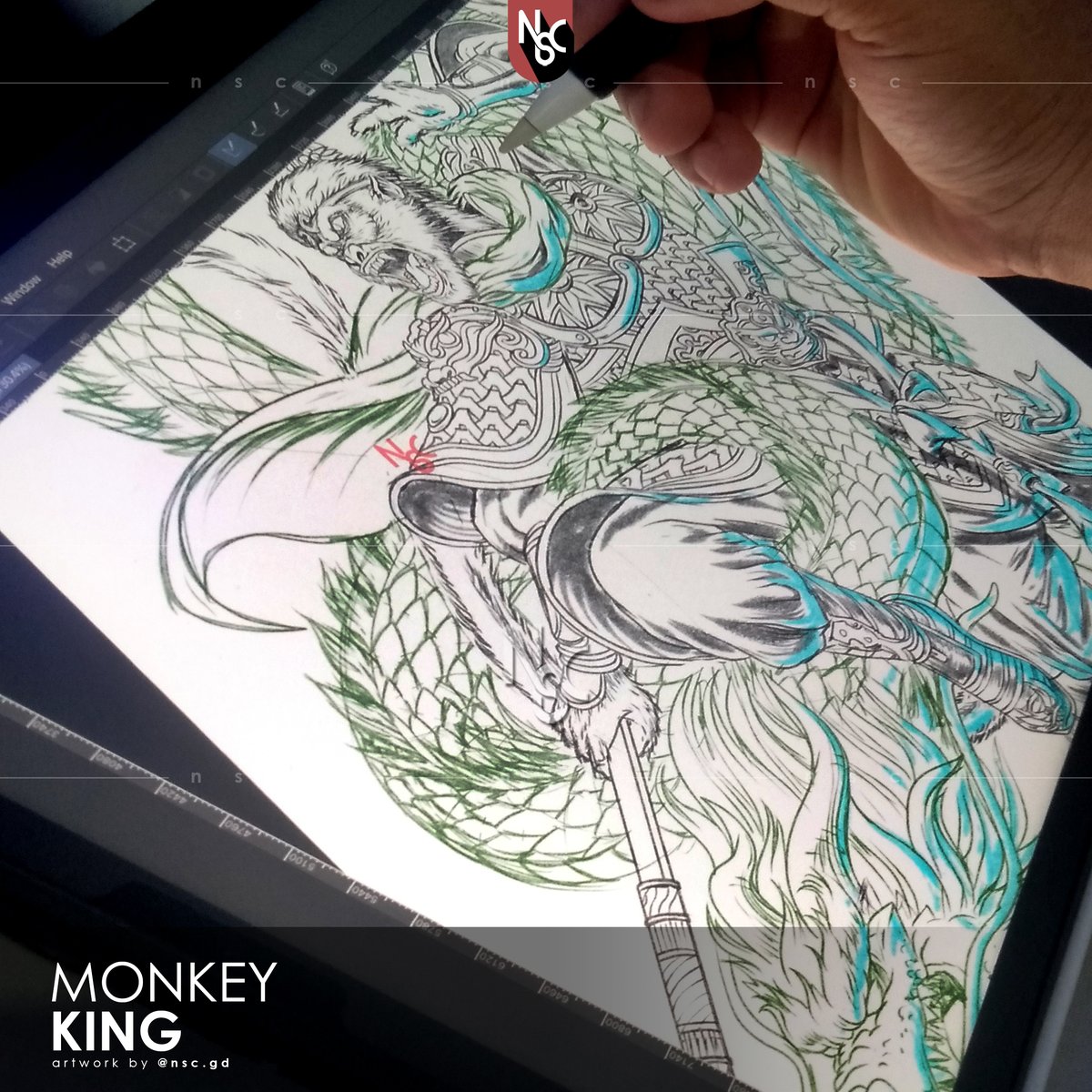 nsc_gd's tweet photo. "Monkey King".[sketching process]
ARTWORK AVAILABLE SOON!
For Commission work &amp; Collaboration,
Please DM or Email: hello.nscgd@gmail.com
IG: @nsc.gd
#monkey #monkeyking #themonkeyking #sunwukong #sungokong #dragon #snake #animals #zodiac #chinese #art #nft #nftartist #nftcreator https://t.co/QoJZ6Ibi73