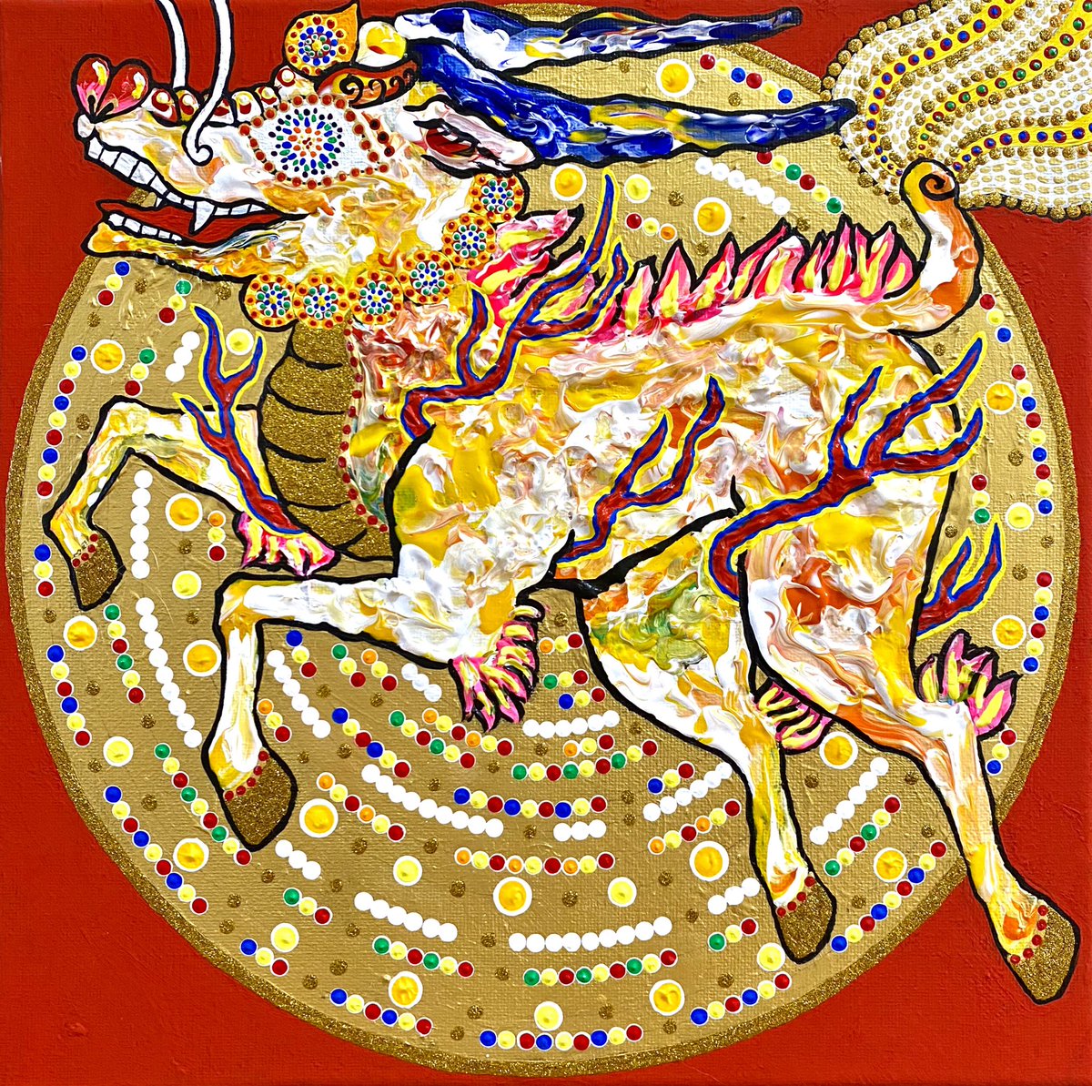 麒麟🦒
五神シリーズ

#神獣 
#アート