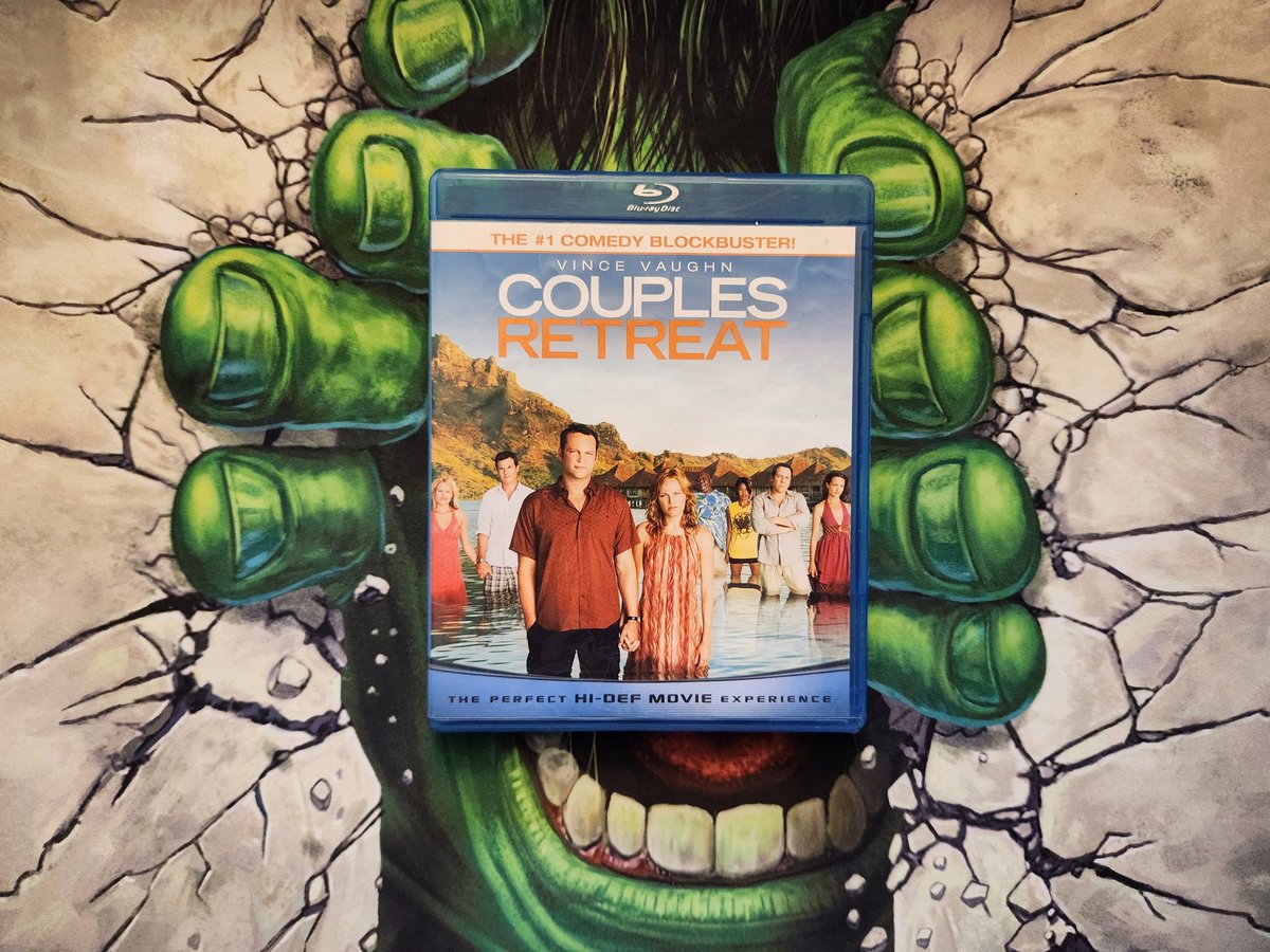 Couples Retreat on #bluray. $1 flea market find. 

#PhysicalMedia 
#dollarcinema
#fleamarketfind