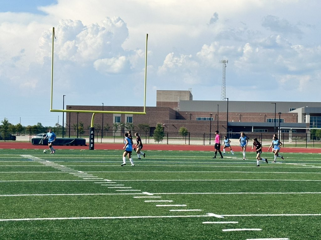 Great first night of 7v7. Thank you to <a href="/ICHS_GirlSoccer/">Iowa Colony Lady Pioneer Soccer</a> for getting this going for our kids!