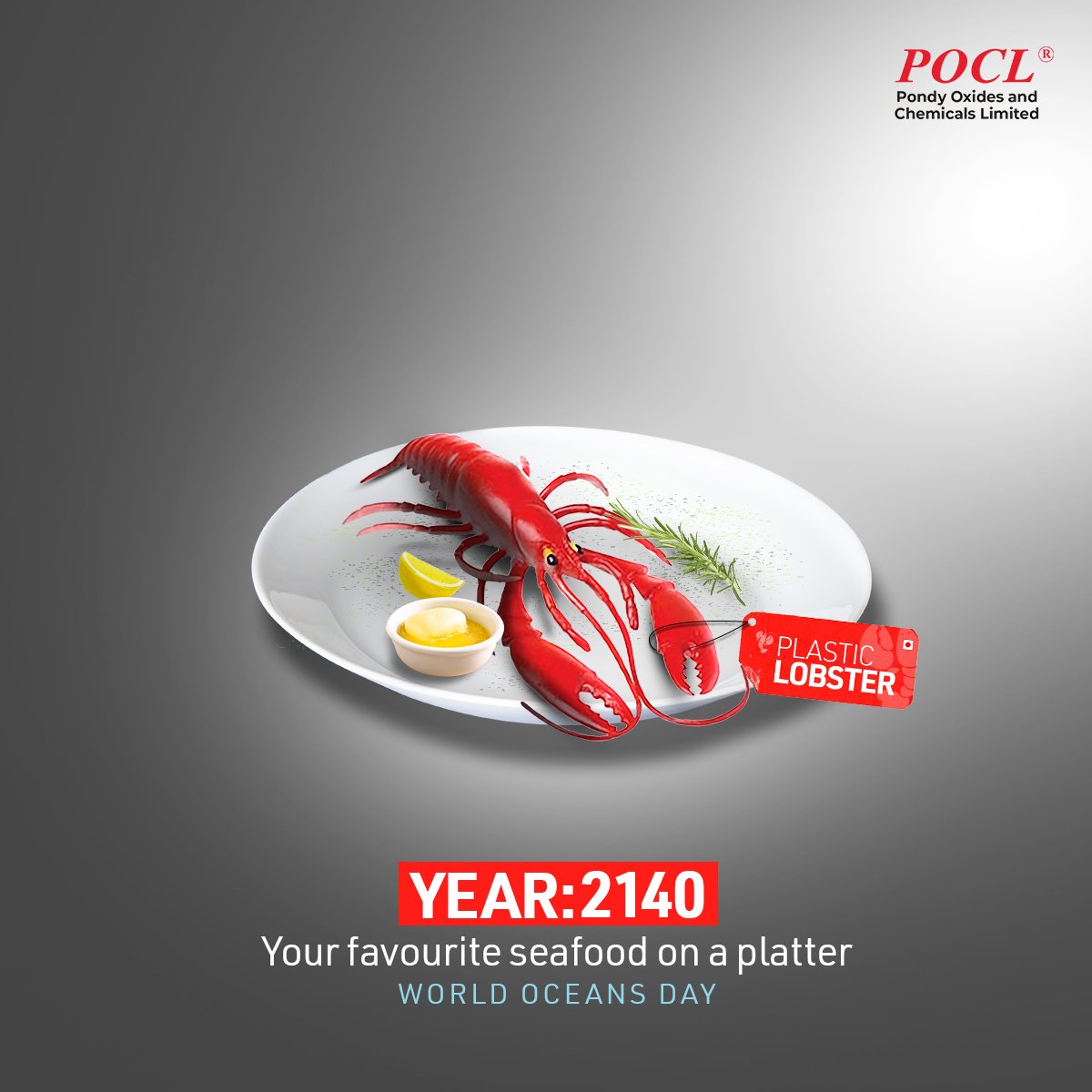 poclofficial's tweet photo. From Tragedy to Awareness: A Plastic Lobster on a Platter.On this World Ocean Day, we confront the harsh reality of ocean pollution. This plastic lobster serves as a powerful reminder of the devastating impact we have on our marine ecosystems. https://t.co/VhbuSdpbZk