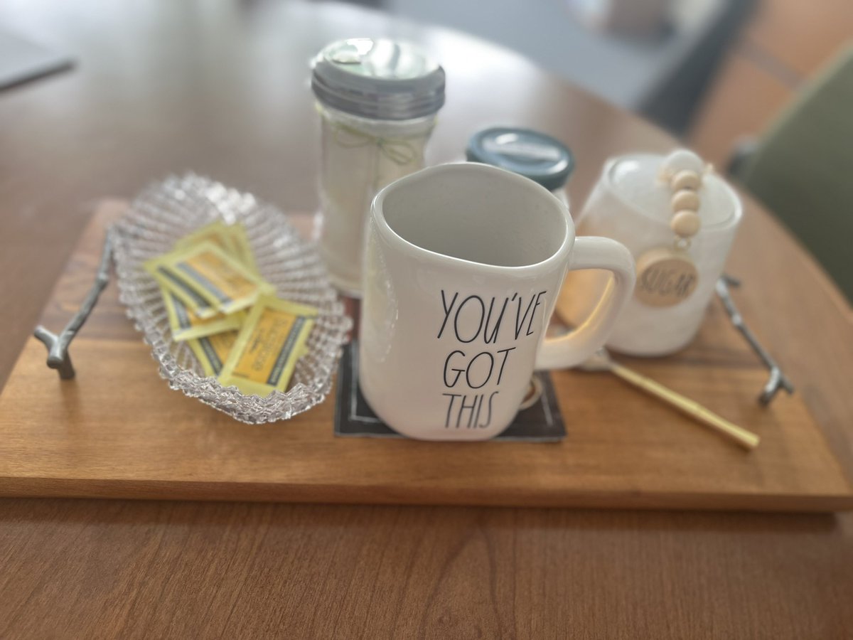 RipponMiddle's tweet photo. When you ask Dr. @GiselleFelici10 for some coffee, this is what she comes up with! Lucky to have such a caring AP! #RipponStaff #Family #AllinforKids #AllinforEachother 💚🖤 https://t.co/RyPAy4Adc6