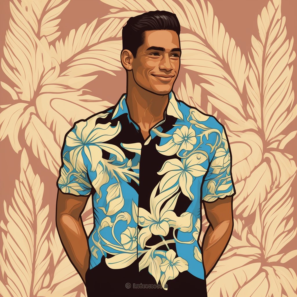 Make it #Polynesian 🌺 #Hawaiianshirt #Hawaii #NFT