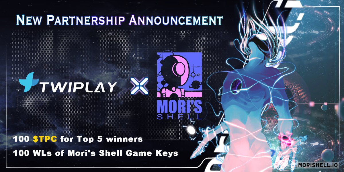 MorisShell's tweet photo. Let's celebrate the new partnership of #morisshell and @TWIPLAY_Network 🥳
🎁100 $TPC for top 5
🎁100 @MorisShell WL bonus of Game Keys
Join in now👉 https://t.co/hjQDycOOLu
#Morisshell #othello #AI https://t.co/KQ4DFGZtuU
