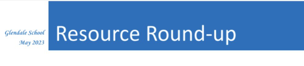 The May Edition of our Resource Round-Up went out to families last week! Check it out for well-being highlights, activities in the community this summer, community resources and ways to engage in literacy and math learning at home! 🏃🏽‍♀️🛝📚<a href="/glendalecbe/">Glendale School</a>