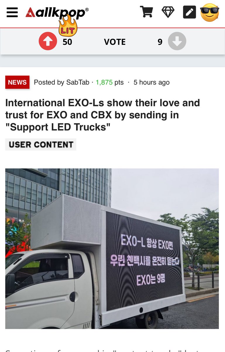 PHIXOVotingTeam's tweet photo. You can upvote the article by logging in to your allkpop account. 
@weareoneEXO #EXO https://t.co/9wSoS0yibu
