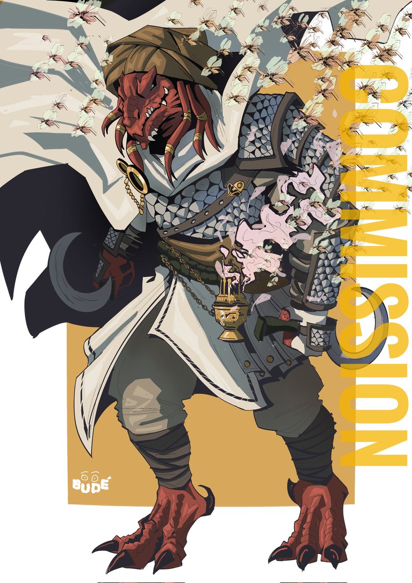 Buudee7's tweet photo. Oc commission
#Commission #DnD https://t.co/vfZJ2M4l1t