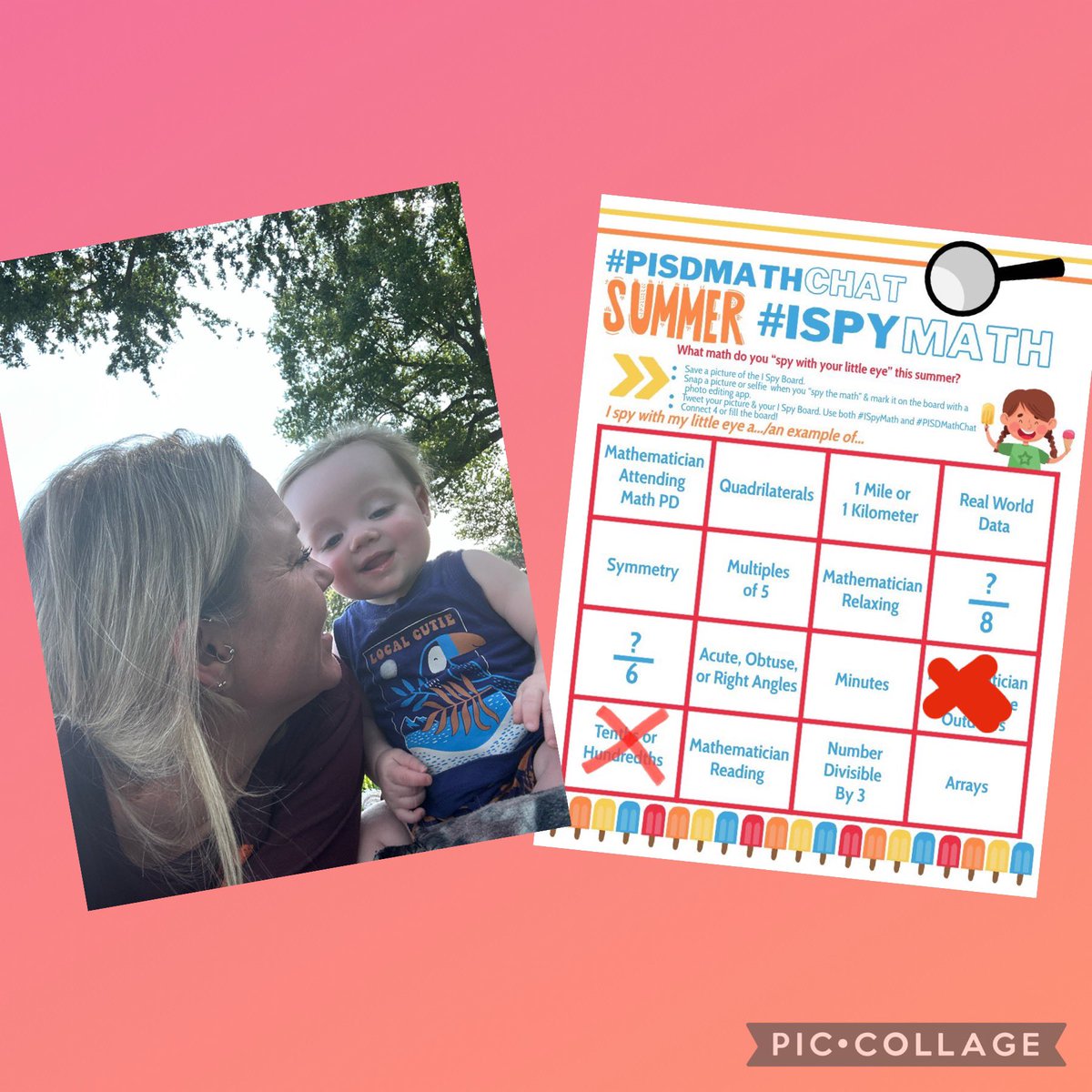 mrsmurphy319's tweet photo. Mathematician enjoying the outdoors! #PISDmathchat #lucas #mybestfriendsbaby #outside https://t.co/VvhEZ0msZQ