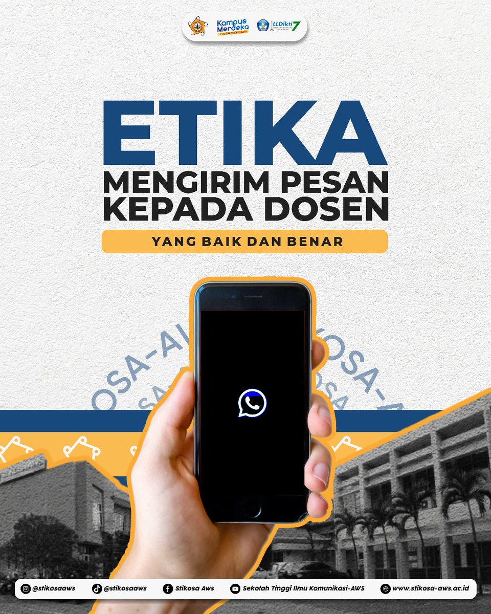 stikosaaws's tweet image. #digitalbroadcastingjurnalism #digitalpublicrelations #Pers #Wartawan #Journalistic #PersIndonesia
#kampusmedia #kampuskreatif #surabaya #jawatimur #kemendikbud #lldikti7 #banggasurabaya #PmbStikosaAWS #PMB2023 #PenerimaanMahasiswaBaru #PBMIlmuKomunikasi