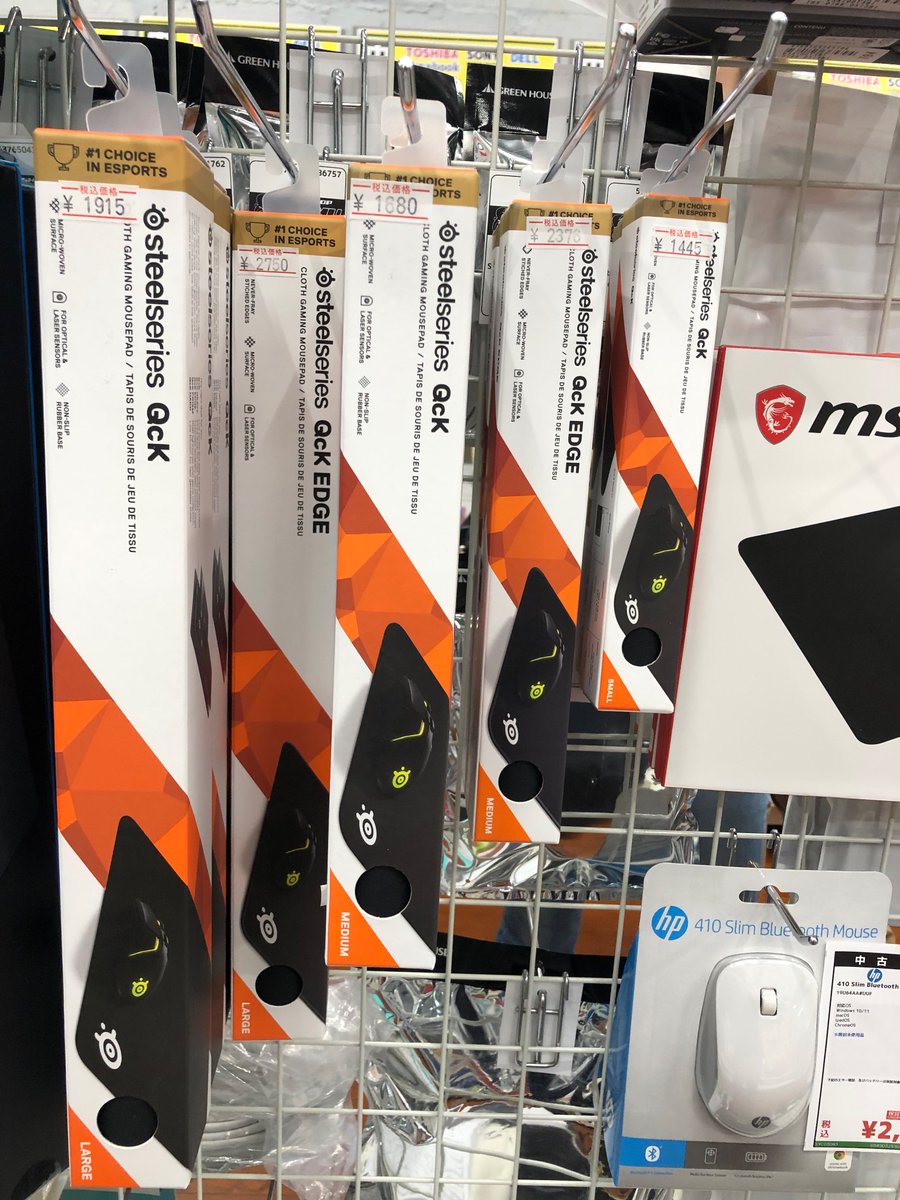 domesapporo's tweet photo. 【#本日入荷✨】

＼本日在庫復活しました🪦／
大人気‼️ゲーミングマウスパッド
#steelseries/#QcK シリーズ

【せっきー。🐺】が 
#パソコンショップDOMU で働く前からの販売している
超✨ロングセラーマウスパッドとなっております👍

➡️WEBはコチラ‼
https://t.co/uP7ChInuJC

【せっきー。🐺】 https://t.co/92FdeurISr