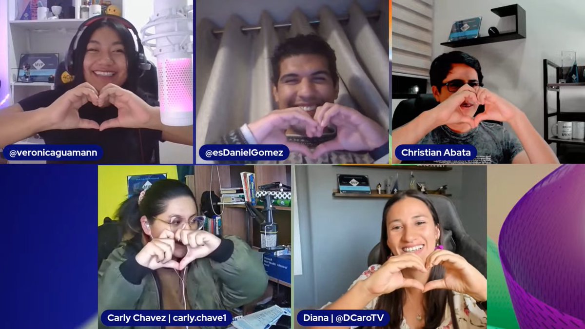esDanielGomez's tweet photo. 𝗠𝗶𝗰𝗿𝗼𝘀𝗼𝗳𝘁 𝗕𝘂𝗶𝗹𝗱 𝗔𝗳𝘁𝗲𝗿 𝗣𝗮𝗿𝘁𝘆 𝟮𝟬𝟮𝟯 🥳 desde el @VirtualDEVShow con @veronicaguamann, @christian_abata, @CarlaMamaniCha1 y @dcarotv... 

#MSBuild #MVPbuzz 🙌 https://t.co/RqDG3OMlXR