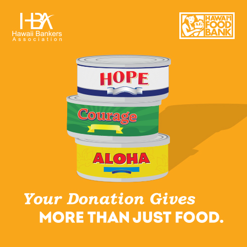 Help us fight hunger in our community! We're teaming up w/ <a href="/hawaiifoodbank/">Hawai‘i Foodbank</a> to support families in need. 
Visit any branch and make a donation in-person or online. 100% of donations received will be donated to the Hawaii Foodbank.
Learn more: bit.ly/3CeeLrB Member FDIC