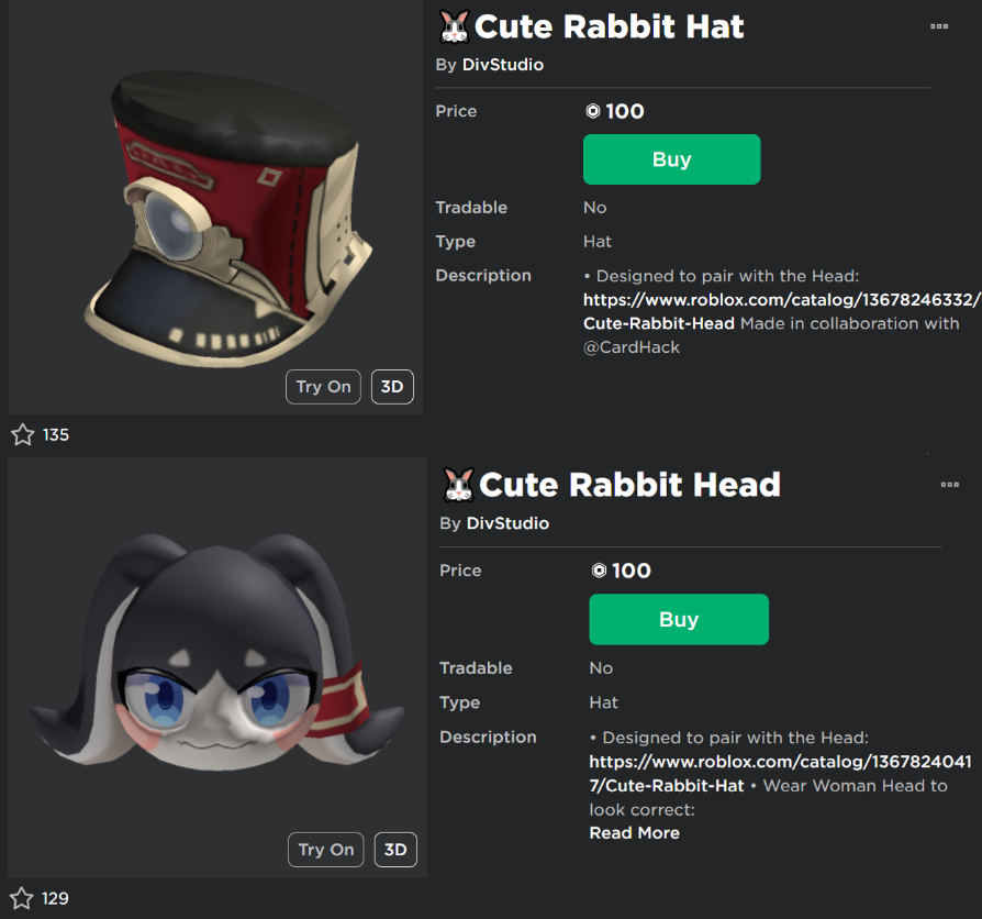 PeakUGC's tweet photo. UGC creator "DivStudio" uploaded the character "Pom-Pom" from the game Honkai: Star Rail. People really get into the program just to upload IP. Item IDs are 13678240417 &amp; 13678246332. #Roblox #RobloxUGC https://t.co/v792LI92r0