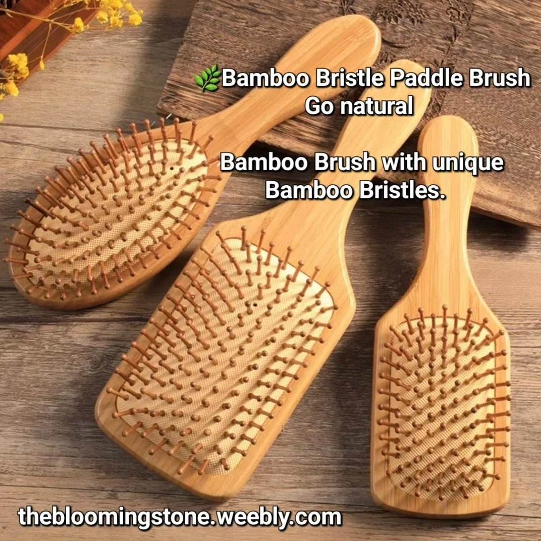 Blooming_Stone's tweet photo. Bamboo Bristle Paddle Brush | Hair Brush
Go natural with this solid bamboo brush with unique bamboo bristles.

Product Link 👇
https://t.co/gCaWKPvn9g

#thebloomingstone
#bamboo #hair #brush #natural #wood 
#shopping #shoppingonline https://t.co/KIivK7VSAi