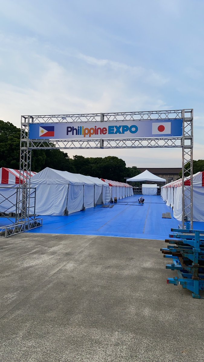 philippine_expo's tweet photo. 明日に向けて設営も進み
皆様に楽しんで貰えるように
運営一同準備しております(*^^*)

 #PhilippineEXPO
 #上野公園 https://t.co/Zx6UDEddIo