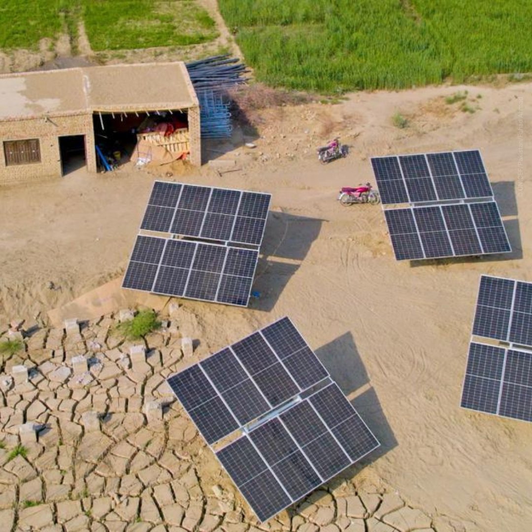 Last year, when the raging floods swallowed Mehreen’s entire village, she and her cousins could see water everywhere, but they didn't have any to drink.

Today, a solar powered water pump, that is protected from future floods, is bringing safe drinking water close to their homes.