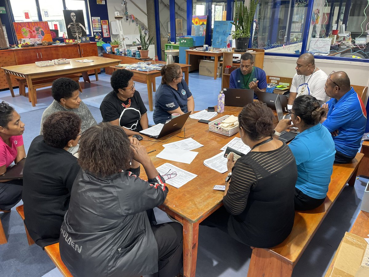 DanseyRenee's tweet photo. We are coming to the end of semester 1, so in preparation for the next semester 2 our #singlesubject teachers are speed dating all the home room teachers to find out about the units to make authentic connections. #ibpyp #pyp #issfj https://t.co/qUGnZ64zzq