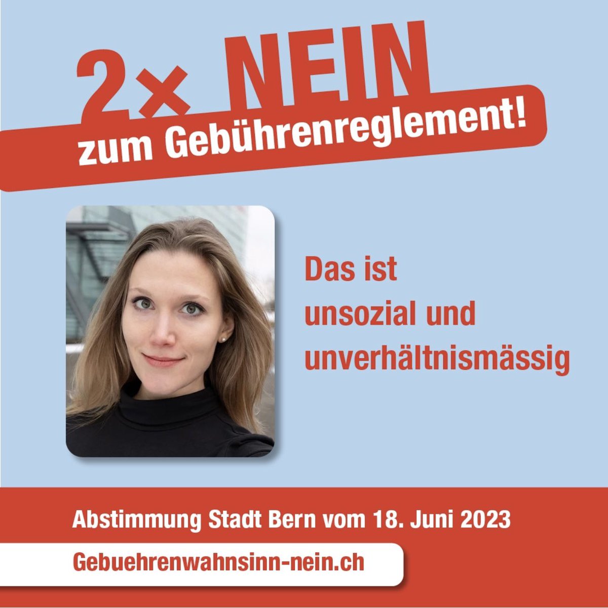 «Die Stadt ignoriert die Rüge des Preisüberwachers bewusst und ohne nachvollziehbaren Grund, was soll das?» 💬

Florence Schmid (@fs_schmid )
Stadträtin, Jungfreisinn Stadt Bern

#GebuehrenWahnsinnNein #StadtBern #Abstimmung
