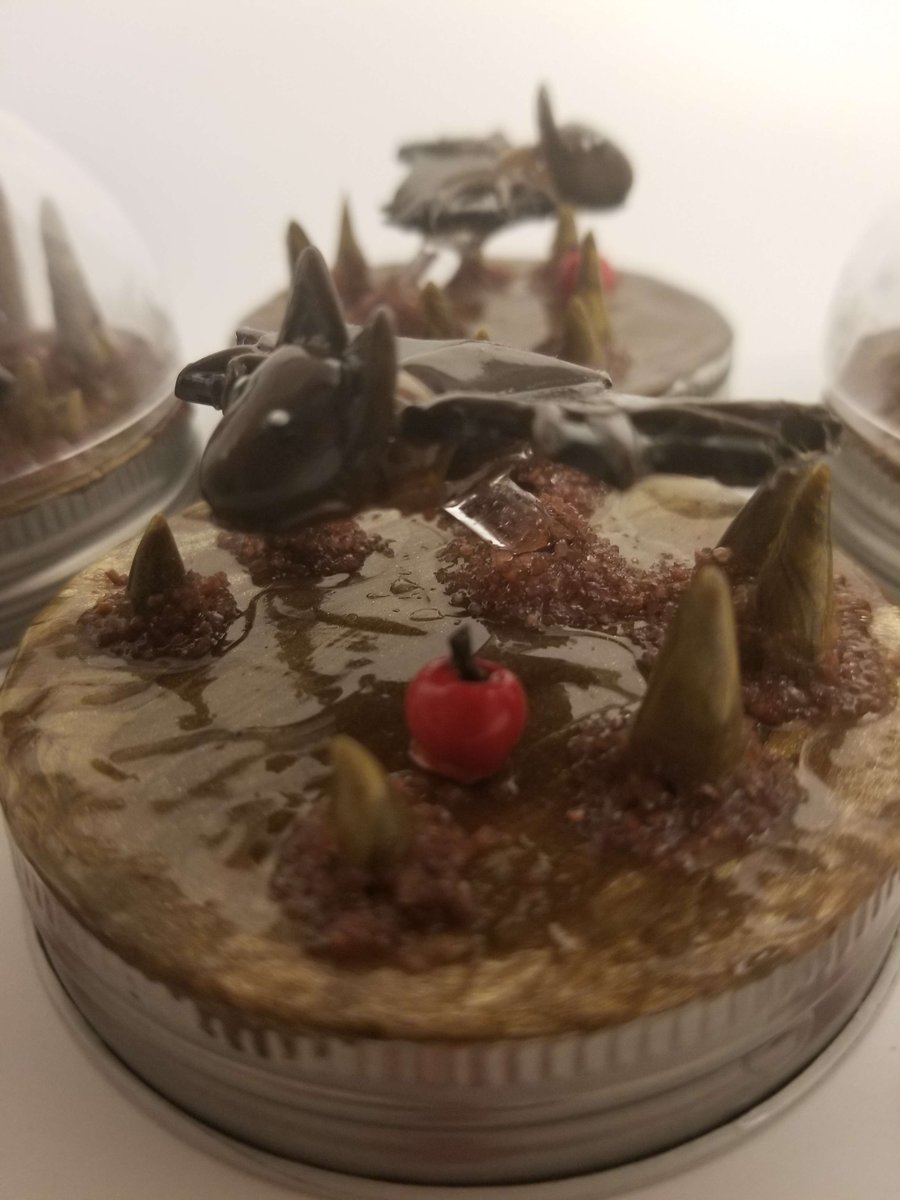 QueenVKrafty's tweet photo. Bats are one step closer to being finished! Going to finish them up tomorrow! Thank you so much for the raids! You guys are seriously the coolest!
VerbenaHA
@baad_apple
Jen_Junquie
WutaYarnoHolic
#bats #SupportSmallStreamers #twitchstreamer #twitchaffiliate #art #polyclay https://t.co/wp7RjLMuvH