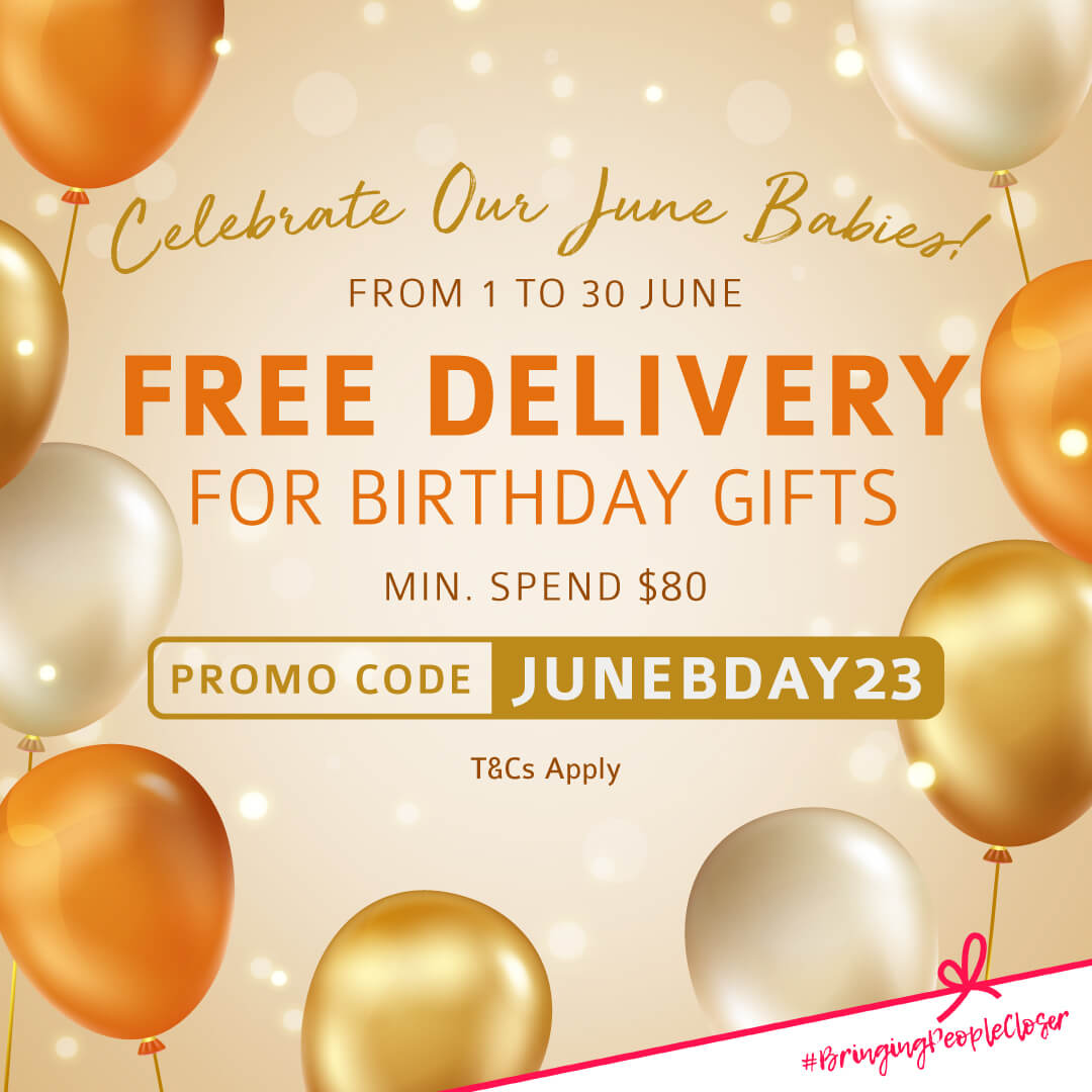 Celebrate June Babies with FREE DELIVERY! 🎂 From scrumptious cakes to a multitude of wonderful gifts, you'll be sure to find the perfect present with Noel Gifts 🎉 Shop here: noelgifts.com/All-Birthday-G…

#NoelGiftsSG #BringingPeopleCloser #MakingEveryDayBetter #Birthday