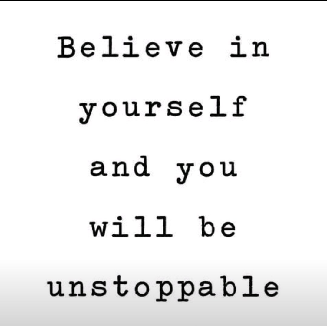 Usko itseensä on monen alku.