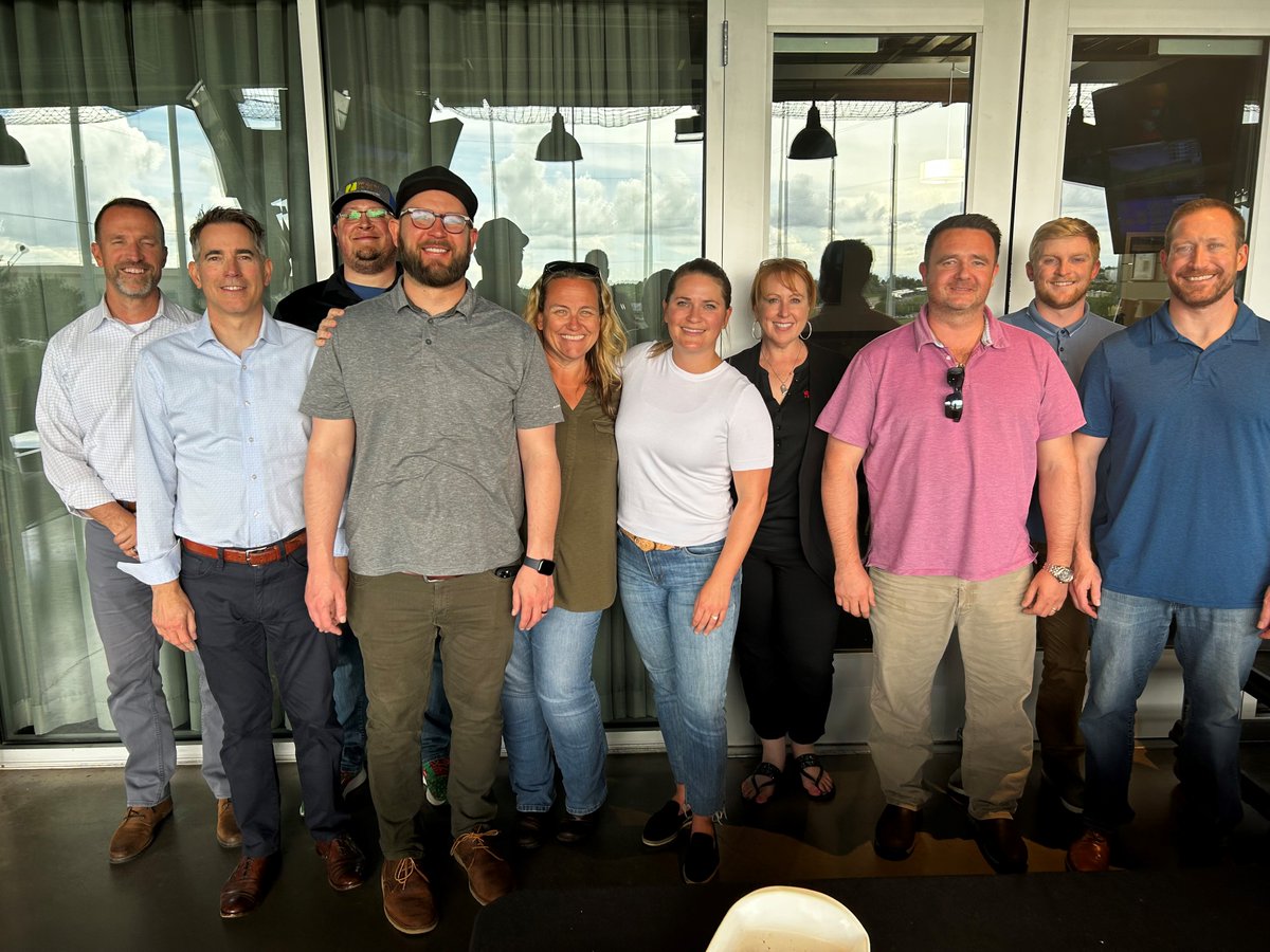 Weifield's tweet photo. TOP GOLFERS: Weifield and Howell Construction's Precon & Ops teams had a fantastic time at Top Golf today - enjoying the nice weather and catching up (with some friendly competition mixed in)!
We look fore-ward to the next outing with our longtime partners! #trustingrelationships https://t.co/VC1sP4YuNm