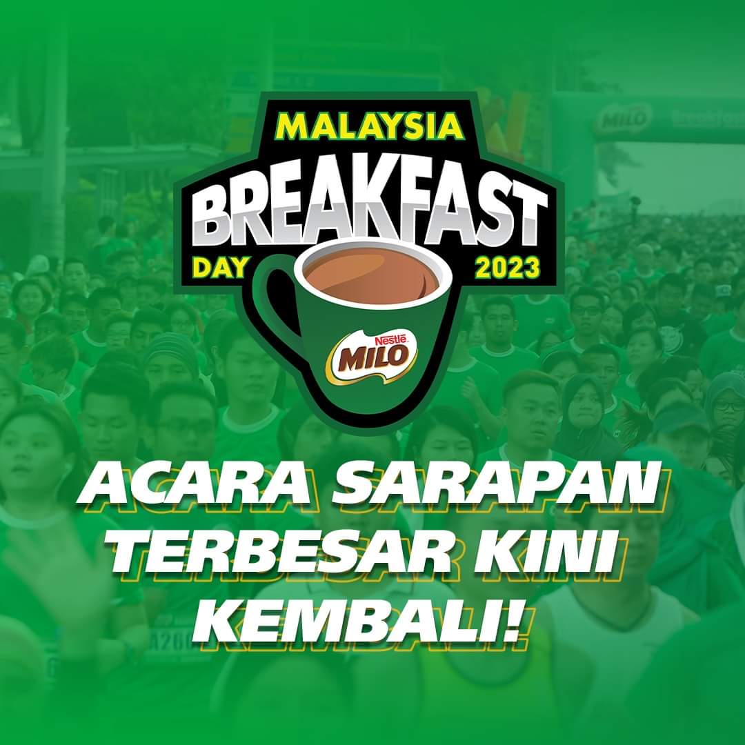 jomkitalari's tweet photo. Get ready guys, pendaftaran MILO® Malaysia Breakfast Day 2023 akan dibuka pada 12 Jun 2023 dengan serendah RM20 untuk harga pendaftaran awal. Kongsikan info ni dan jom ajak semua member dan famili sertai sekali! #MILOMalaysiaBreakfastDay https://t.co/6FNgJPyfzn