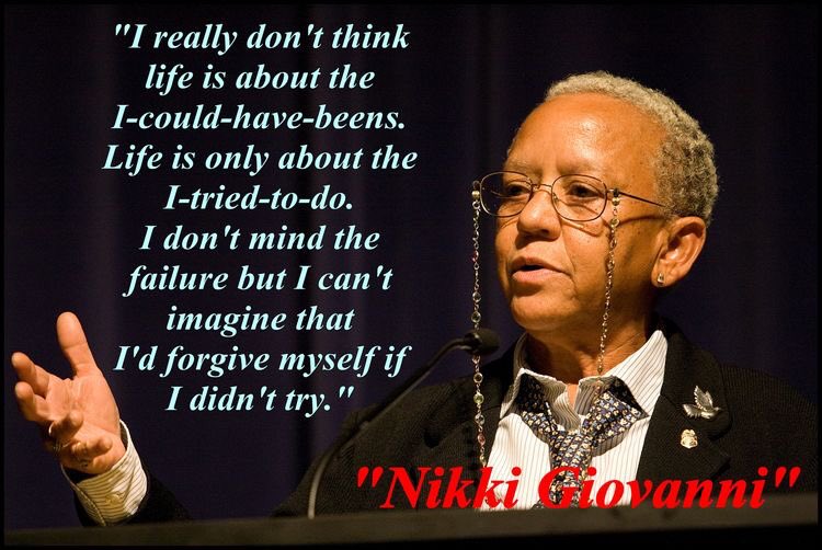 Happy 80th Birthday to Nikki Giovanni, poet, professor, and truth teller.  