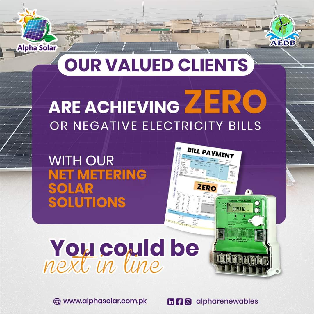 Alpha Solar has helped hundreds of customers across Pakistan.
Simply get in touch with us, and we will assist you in enjoying years of free electricity with our customized solar solutions.

☎ 042 35227135-36
📲 0343 3813810

#Alphasolar #solarpanels  #PowerForLife #GoSolar