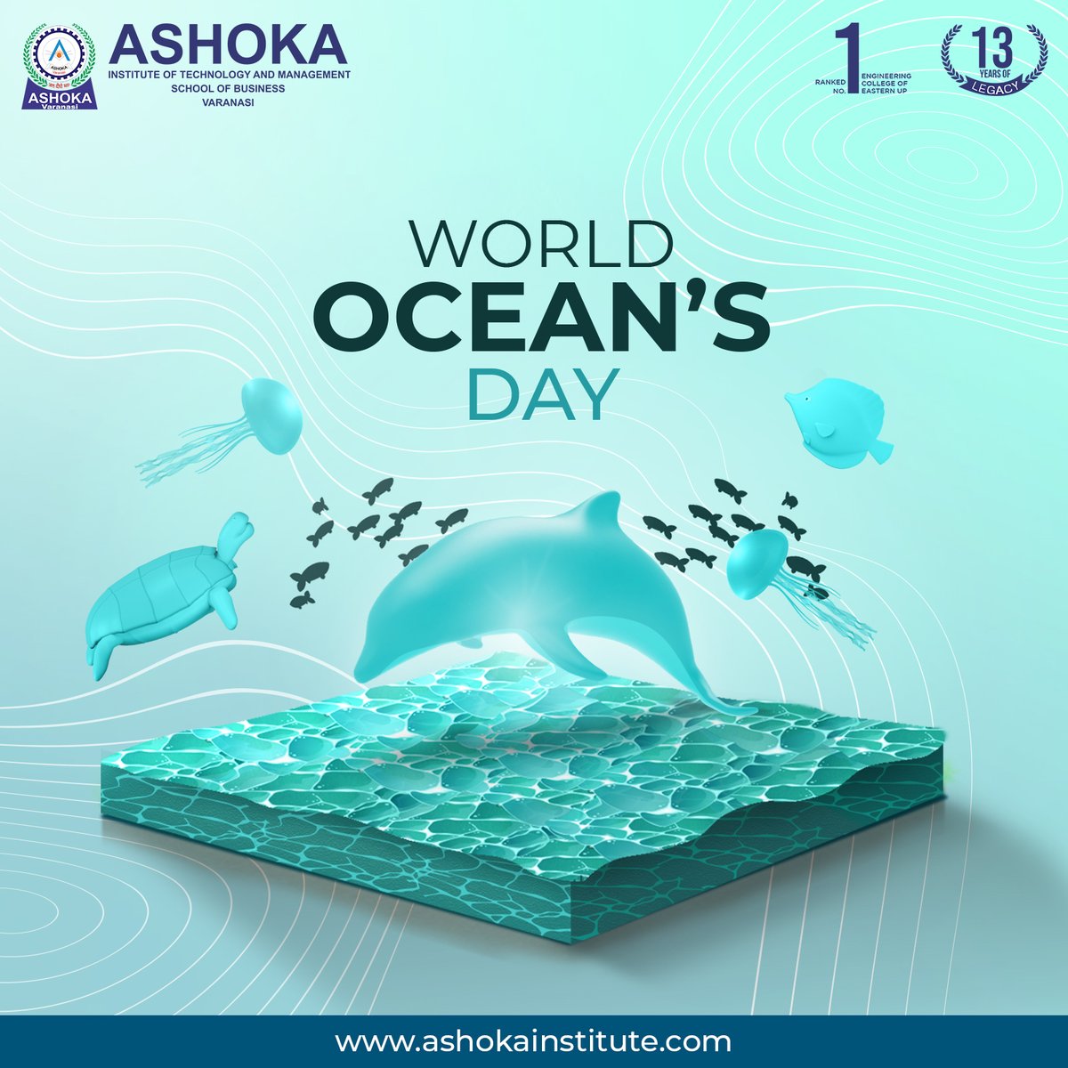 'Together, we can make a splash for a healthier and sustainable ocean ecosystem.'
#WorldOceanDay
#WorldOceanDay2023
#OceanConservation
#ProtectOurOceans
#BluePlanet
#SaveOurSeas
#MarineLife
#OceanAwareness
#SustainableOcean
#OceanLove
#CleanSeas
#Varanasi
#India