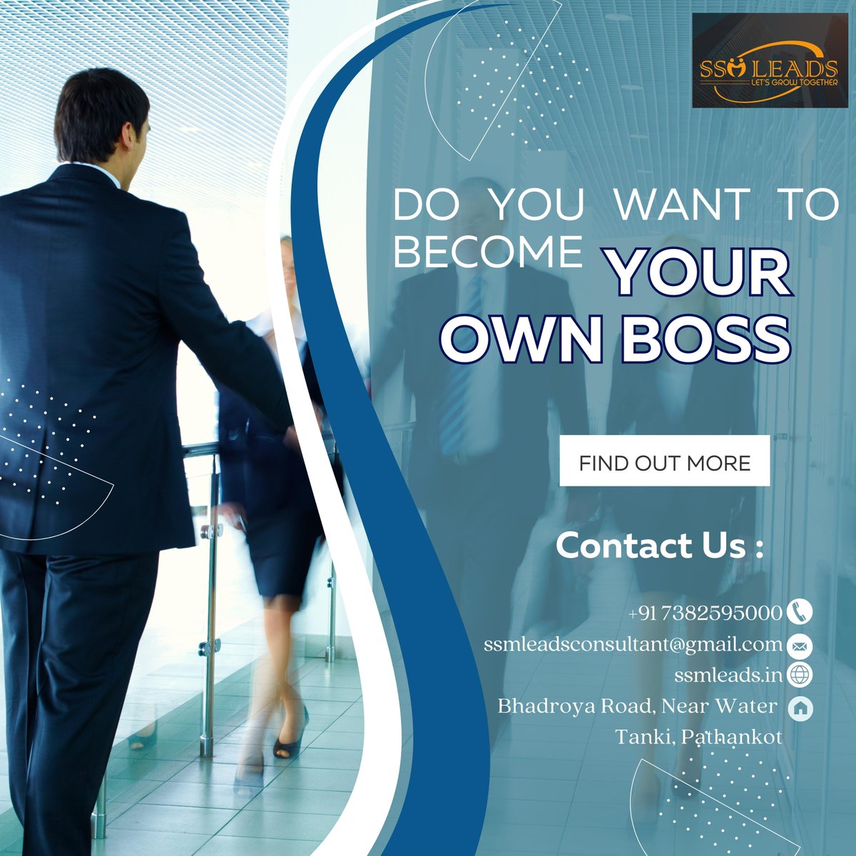 ssmleads321's tweet photo. Do you want to become your own boss? SSM Leads is one of the India lending financial consulting firms.  Contact us: +91 7382595000
#ssmleads #companyloan #financial #ssmfinancial #ssmconsultant #member #business #memberconsultant #company https://t.co/t2omU8lBTO