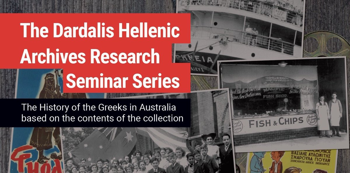 Greek Community of Melbourne (@gocmv) on Twitter photo Dardalis Archives Research Seminar '23
The editor-in-chief of <a href="/neoskosmos/">Neos Kosmos</a>, Sotiris Hatzimanolis, will unfold the thread of its history, which was founded in the difficult early years of the great wave of post-war Greek migration to Australia. To attend greekcommunity.com.au/events/greek-n… Dardalis Archives Research Seminar '23
The editor-in-chief of <a href="/neoskosmos/">Neos Kosmos</a>, Sotiris Hatzimanolis, will unfold the thread of its history, which was founded in the difficult early years of the great wave of post-war Greek migration to Australia. To attend greekcommunity.com.au/events/greek-n…