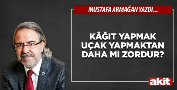 “Medeniyet demek kâğıt demektir” diyor da başka bir şey demiyordu rahmetli. 

Kıymetli <a href="/mustafarmagan/">Mustafa Armağan</a> Hocamızın bugünkü Yeni Akit yazısı;

KÂĞIT YAPMAK UÇAK YAPMAKTAN DAHA MI ZORDUR?

Okumak için⬇️

m.yeniakit.com.tr/yazarlar/musta…