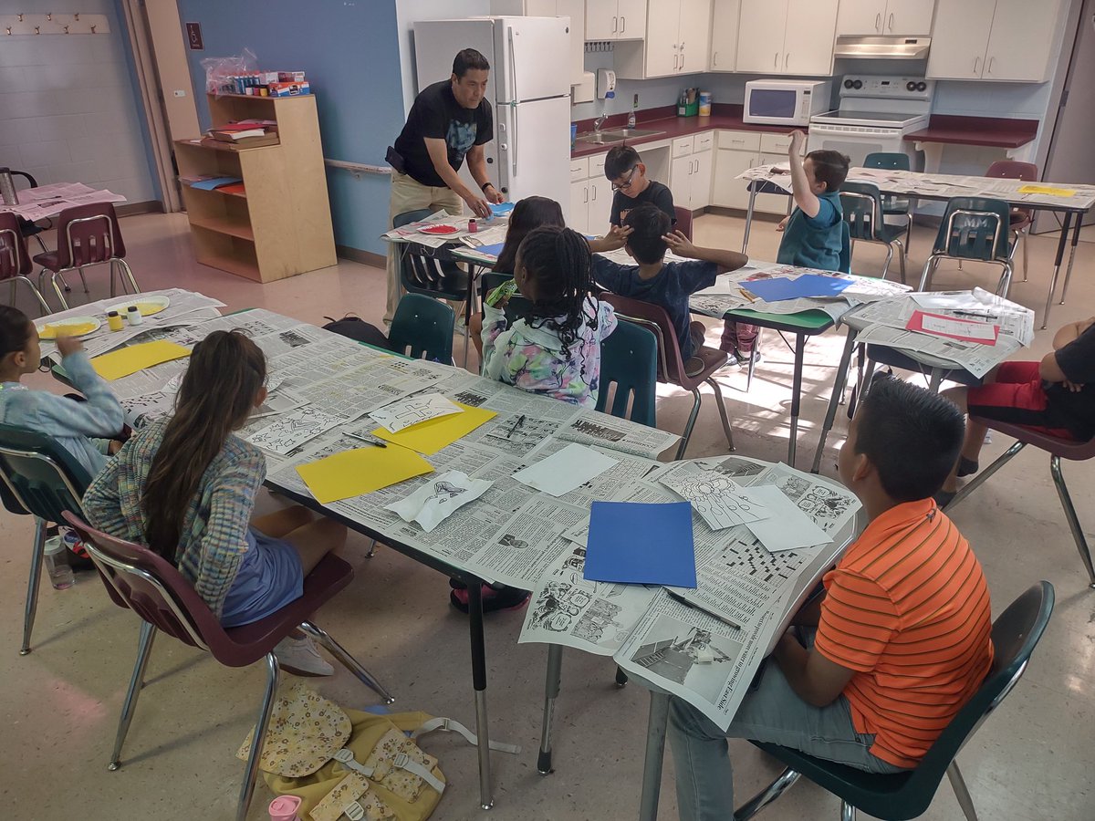 The Socorro ISD Fine Arts Dept. is proud to be able to offer visual art camps at 7 locations across the district! Our art camps are just one of several fine arts disciplines being offered this summer!#TeamSISD #sisdfinearts #dreamcreateachieve