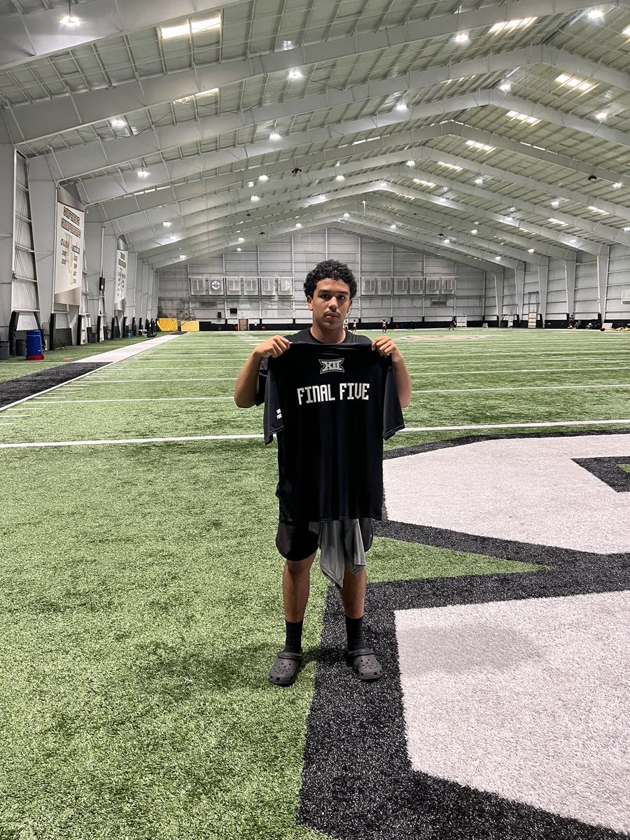 Had a great experience today at the @UCF_Football camp and I am thankful for getting chosen for Final Five my second year in a row. @CoachEP_OHS 
@Coach_Martin95 @55problems__ @UCF_Recruiting @CoachFrancis15 @AntonioCruz_54 @Roberto_60xx @Kowboy_Football