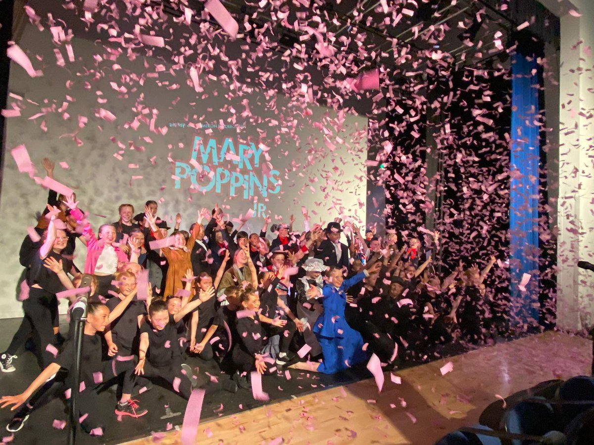 AyrGrammar's tweet photo. What an amazing first night. Don’t forget there are still tickets available for today. Contact the school office to get yours. #MaryPoppins https://t.co/htKa77SJWd