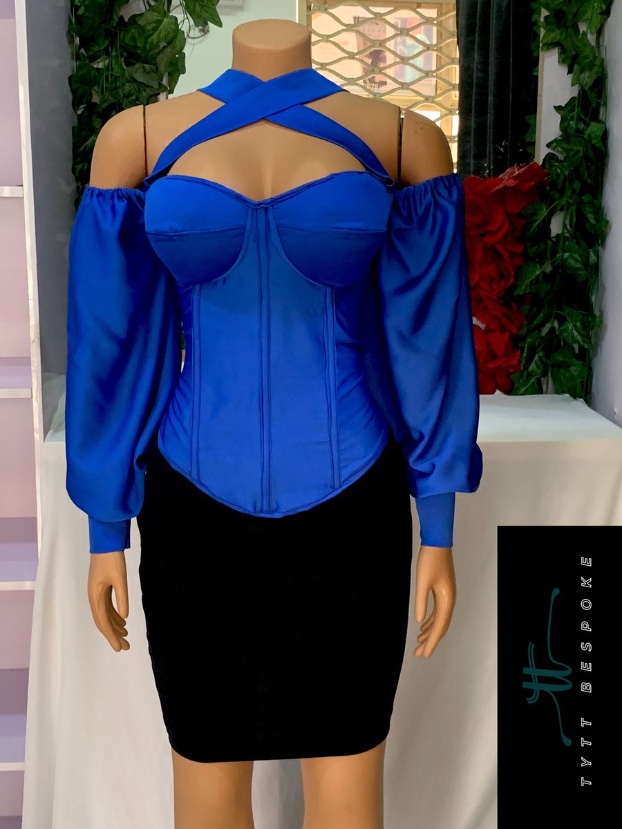 TyttBespoke's tweet photo. Corset top available as seen and in other colors by @TyttBespoke 
Size 6-14=N13,000, size 16 above add N2,000, 
Check us out on Instagram also @TyttBespoke and @Tyttbespoke_academy 
#AbujaTwitterCommunity #Corporateladies #Corporatedressesforladies #Ladybankers #AbujaCommunity https://t.co/5Do0tH925j