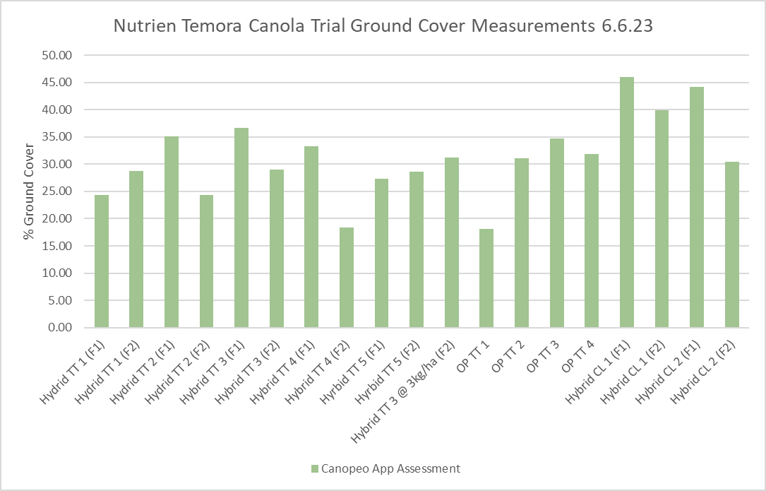 Nutrienagtemora's tweet photo. Early trial assessments of our Retained Canola Seed Trial. Quantifying system differences between Hybrid F1 v F2 &amp; OP TT Canola.   

WATCH THIS SPACE 📈🥬🔍#NutrienAgSolutions #Agronomy https://t.co/XU90V2v86G