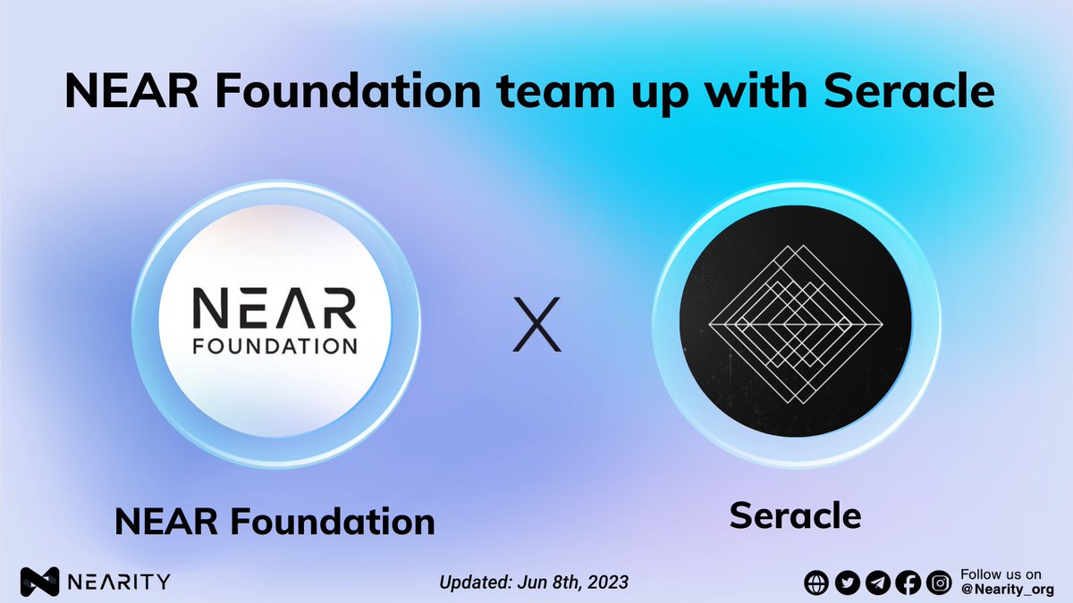 Nearity_org's tweet photo. 🤝@NEARFoundation team up with @seracleofficial🤝

✨This ground-breaking solution seeks to save costs, with the potential to cut a project's monthly node maintenance and DevOps expenditures by up to 90%

Details👉https://t.co/CJuESWgQTX

#Nearity #NEARProtocol $NEAR #Web3 #DeFi https://t.co/MXq1Mwk5xQ