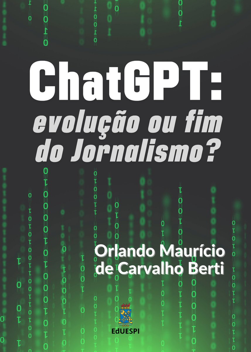 cscolari's tweet image. &quot;ChatGPT: evolução ou fim do Jornalismo?&quot; #FreePDF buff.ly/45LLUZj