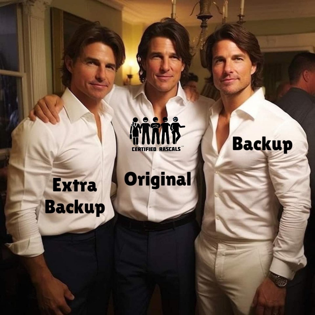 Cert_Rascals's tweet photo. Do you've such an habit of backing up 🙂

#CERTIFIEDRASCALSMEMES #CERTIFIEDRASCALS #ITMEMES #CORPORATEMEMES #INDIANITMEMES #WFH #OFFICE #ENJOY #ManagerMemes #backup #Hikememes #Promotionmemes #taxmemes #Officememes #Stressbuster #RascalsDotCom #dailyjoke #memes #Backup https://t.co/mAHuOhShlJ