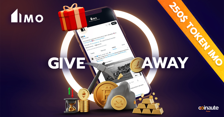 coinaute's tweet photo. 💥GIVEAWAY💥

250$ de token $IMO à gagner !
💰3 x 50$
💰1 x 100$

Pour participer :
➡️RT🔁+ Like❤️
➡️Follow @coinaute &amp; @IMO__Invest
➡️Tag 2 potes (tag supplémentaire = plus de chances)

TAS le 20/06/23 🎉

#Giveaway

⬇️Pour en savoir plus sur le projet IMO⬇️ https://t.co/Q9INZgprcj
