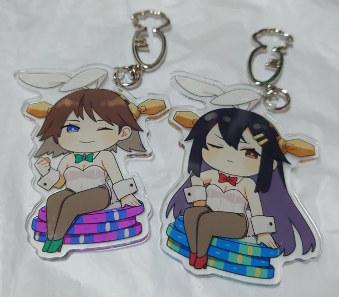 神戸かわさきに持っていったアクキーの通販開始いたしました。ご興味ありましたらよろしくお願いします!  バニーろーちゃん  バニーゆーちゃん  バニー榛名  バニー比叡 