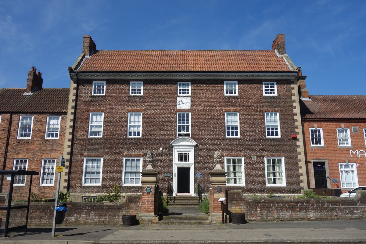 #Sedgefield's Manor House was built in 1707 by Robert Wright, a  London judge who presided in the North East and later became Chief Justice of #Carolina. The elegant design is a genuine example of Queen Anne architecture, a style that was later revived in the 19th century.