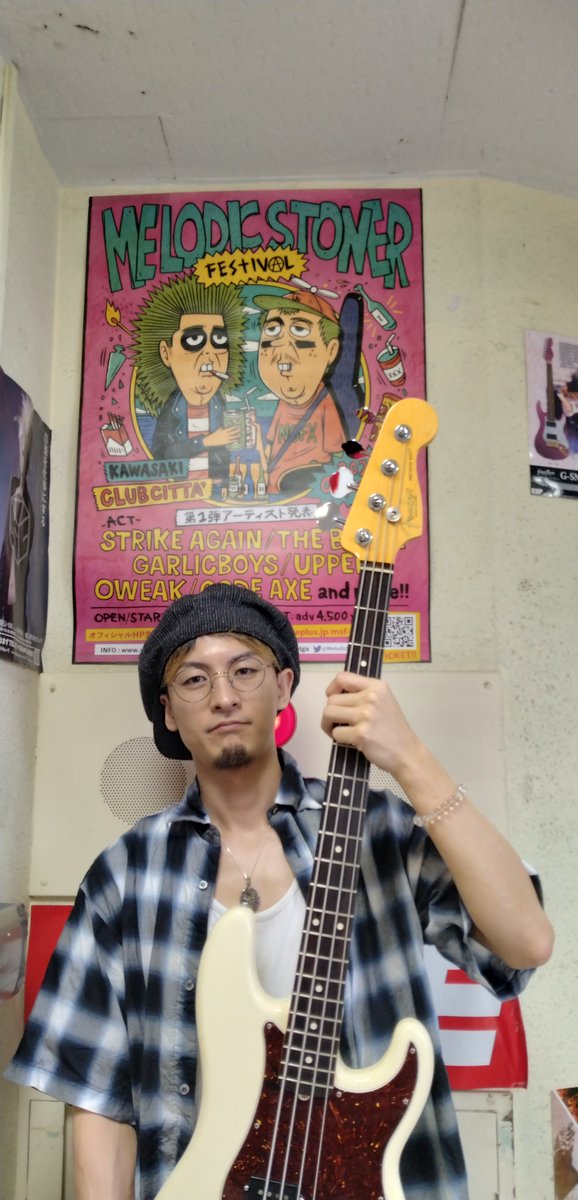 espcrafthouse's tweet photo. THE BELGA Ba まなとさん（@Gish0827）のFender PBセットアップしました!!

いよいよ明後日6.10(土)　川崎CLUB CITTA' にて
♦︎MELODIC STONER FESTIVAL♦︎

是非3枚目タイムテーブルチェックしてみてください!!

イベントの凄さがわかりますよ!!　

チケット情報はこちら↓
https://t.co/HK5gVki7TH https://t.co/UtmH47QVN4