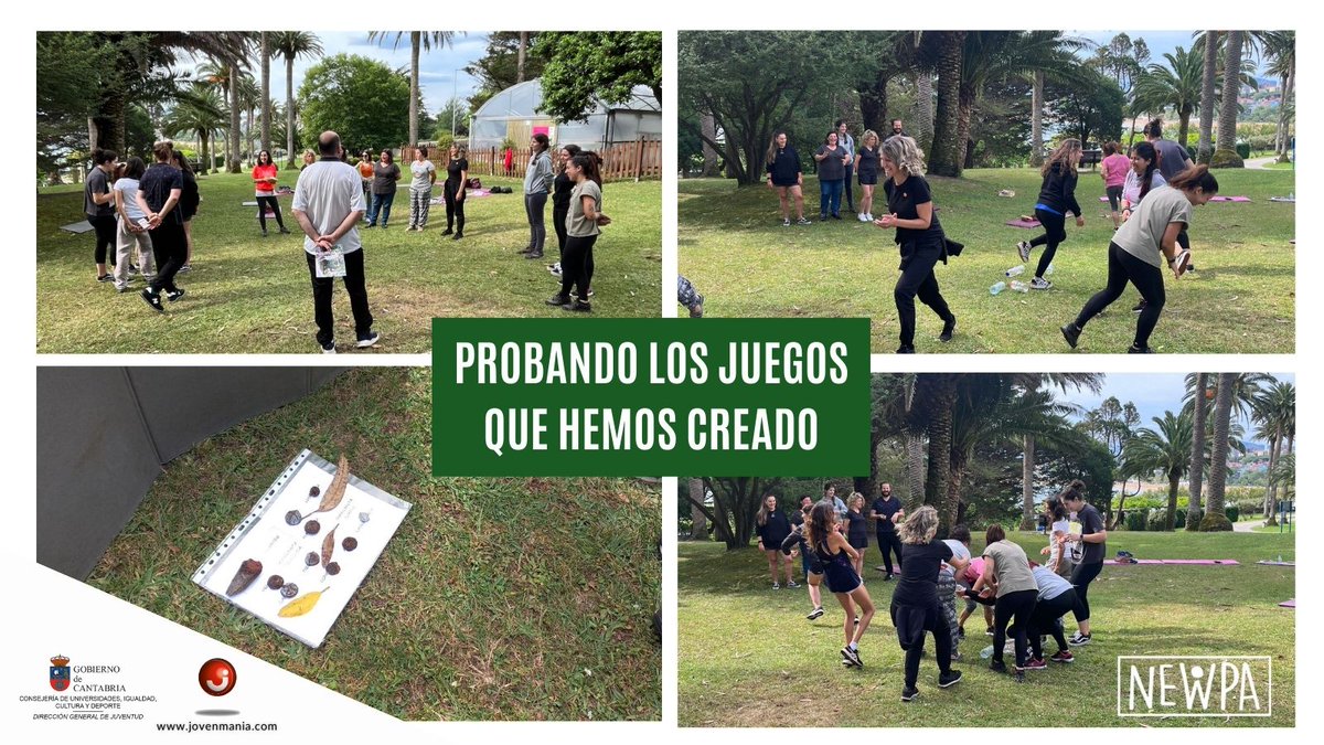 EOTLcantabria's tweet photo. Cerramos curso, probando los juegos que hemos diseñado en pequeños grupos.
Este curso ha sido 100% #AprenderHaciendo.
Fantástico grupo y fantásticos docentes @NewPa_Inmers 
@jovenmania @cantabriaes 
#EA #Sostenibilidad #ODS #AprenderparaEducar #EducarparaTransformar🌍 https://t.co/2ftyhNEUW2