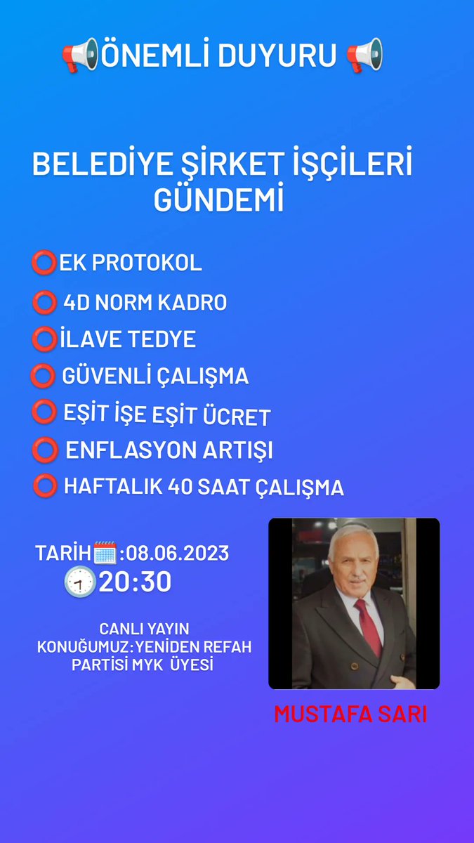 Canlı yayına katılımlarınızı bekliyoruz ❗❗❗