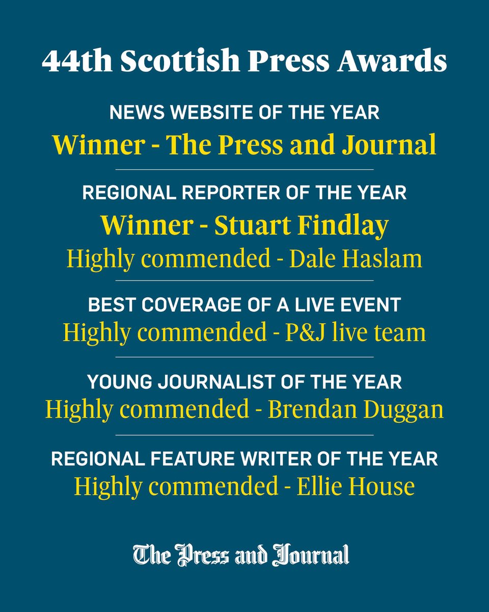 🏆News website of the year✅

⭐Well done <a href="/PJ_sfindlay/">Stuart Findlay</a> @Brendan_journo <a href="/Ellie_journo/">Ellie House</a> &amp; Dale Haslam 

🙌Live team <a href="/gossipshona/">Shona Gossip</a> <a href="/laurentaylor_pj/">Lauren Taylor</a> <a href="/elliem_milne/">Ellie Milne</a> <a href="/cromar_chris/">Chris Cromar</a> <a href="/LouiseGlen10/">Louise Glen</a> <a href="/DaveFeatures/">David Mackay</a> <a href="/AndonovaDenny/">Denny Andonova</a> <a href="/Undercover_Ross/">Ross Hempseed</a> <a href="/MichHenderson_/">Michelle Henderson</a> <a href="/Cameron_Roy_/">Cameron Roy</a> <a href="/Lottiehood_/">Lottie Hood</a>