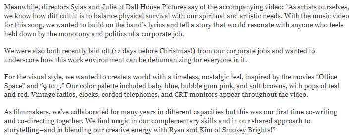 SylasDall's tweet photo. THIS ARTICLE! Thank you @Under_Radar_Mag! @JulieKettman and I chat about filming the "Resolutions" mv for the @SmokeyBrights #SmokeyBrights #NewMusicVideo #VideoPremiere #VisualMasterpiece #MustWatch #MusicMagic #DancePartyRevolution #RockYourWorld #IndieMusic #AlternativeRock https://t.co/6vKtRUJfXh
