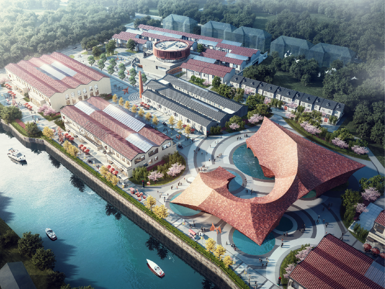 DiscoverYixing's tweet photo. #Yixing Shushan pottery collection project has taken off! It's set to become an incredible all-in-one creative park to draw young minds from across China and beyond to start their business, live and study. #YixingDevl #HappyCity https://t.co/PuHXciZ3bc
